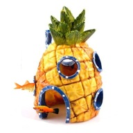 OZDOBA AKWARIOWA Ananas Domek SpongeBob 12cm L do akwarium