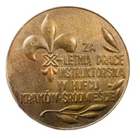 Medal harcerski – Hufiec Kraków Śródmieście ZA X-LETNIĄ PRACĘ INSTRUKTORSKĄ
