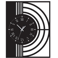 Zegar ścienny 51 cm zegar ażurowy zegar 3D