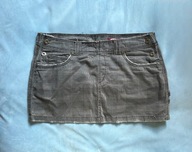 Sublevel spódnica mini micromini boho y2k niski stan kieszenie cargo krata