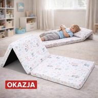 Materac Amazinggirl sówki miękki 120 x 60 x 5 cm OKAZJA