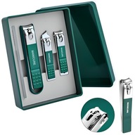 ZESTAW OBCINACZY DO PAZNOKCI ZE STALI NIERDZEWNEJ W PUDEŁKU