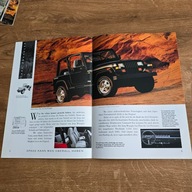 Jeep Wrangler 1994 europa prospekt folder katalog broszura