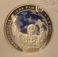 20 ZŁ ZŁOTYCH 2011 PAPIEŻ BEATYFIKACJA JANA PAWŁA II 1 V 2011 GCN PR70 FOLD