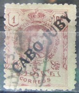 Cabo Juby kolonia hiszpańska stary znaczek z nadrukiem (9/61