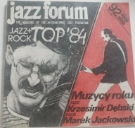 Jazz Forum Jazz Rock Top'84 Muzycy roku Krzesimir Dębski Marek Jackowski