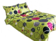 pościel z satyny 140x200 + 1x70x80 zamek S 17805-3 D-x