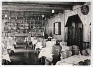 Błatnia schronisko. Jadalnia i bufet. Stempel schroniska. Lata 70-te.