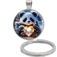 Brelok do kluczy/ka - Panda - ozdobna zawieszka, plecak, portfel