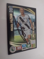 Karta panini autograf Legia sezon 16/17 Michał Pazdan Limited Edition
