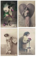 8-KB17- Kobiety z życzeniami -1910-20
