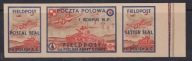 Poczta Polowa 1 Korpusu W.P. Emigracja, papier piaskowy