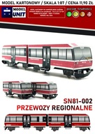 Szynobus SN81-002 MODEL KARTONOWY SKALA 1:87 ModelUNIT