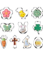 Foremki, wykrawacz do ciastek metalowe WIELKANOC 15 sztuk