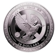 Liberia 20 dolarów 2026 PAX, pokój, 1 uncja