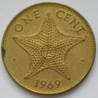 Jamajka 1 cent 1969 - Elżbieta II - stan menniczy -