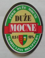 ETYKIETA PIWO DUŻE MOCNE BROWAR OSTRÓW WIELKOPOLSKI ROZLEWNIA JAKO KOKANIN