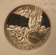 20 ZŁ ZŁOTYCH 2012 KRZEMIONKI OPATOWSKIE GCN PR70 + FOLDER NBP