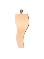 15 CM NOGA NÓŻKA NOGI MEBLOWA DREWNIANA BUK LUDWIK GLAMOUR + ŚRUBA
