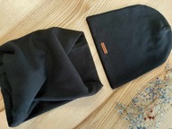 Komplet dla chłopca 50-54 czarny prążek