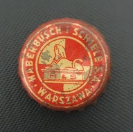 Przedwojenny kapsel Haberbusch i Schiele Warszawa 3 (żółty)