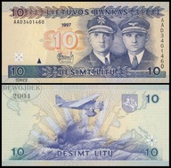 BNB - LITWA 10 Litów Litu 1997 AAD 3401460 # P59 # UNC