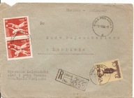 BIAŁA PODLASKA -koperta erka -obieg 1956 rok