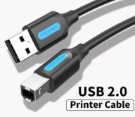 Vention Kabel USB do drukarki USB typu B męski męskiego kabla USB 2.0 0,5m