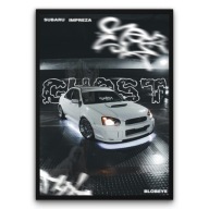Plakat z ramą 50x70cm Subaru Ghost – moc i styl | Pomysł na Prezent