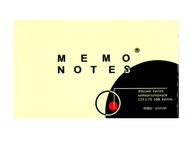 Karteczki samoprzylepne Notes Memo 125x75 100 szt.