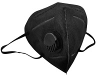 HIT CZARNA Maseczka KN95 antywirusowa zaworek opis