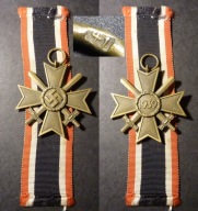 Kriegsverdienstkreuz 2 klasy z mieczami. KVK Krzyż zasługi sygnowany 41