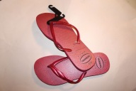 Havaianas 37/38 MALINOWE BROKAT SUPER NOWE!