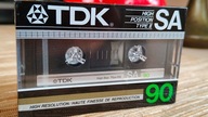 Kaseta magnetofonowa TDK SA 90 1985r