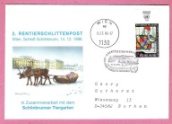 ONZ Wien 1996, ZOO Schonbrunn poczta renifer owa