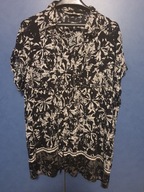 Virtual Bluzka Tunika Czarna Biała 16/44