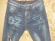 DSQUARED 2-JEANSY MESKIE -R-32/32-PAS-86CM,ZNAKOMITE.