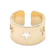 Kolczyk Nausznica Gwiazda No Piercing - kolor złoty