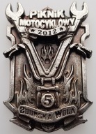 Znaczek, odznaka, blacha zlotowa, motocyklowa No.1833