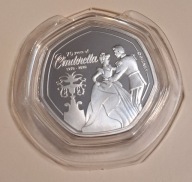 Wyspa Cooka 25 centów 2020r. Cinderella BCM
