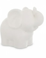 Figurka Słonik LED Ceramika Mała Dekoracja LED Stylowa Ozdoba