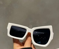 Śmieszne futurystyczne okulary streetwear Y2K drip prezent