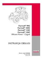 Case FARMALL 90C, 10C, 110C, 120C - instrukcja obsługi ciągników PL