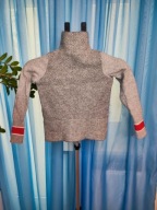 Szary golf Tom_.my Hil_l.figer – wełna z kaszmirem, rozmiar XS (9)