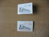 2 Zeszyciki znaczkowe.Gibraltar. MI.423-425.