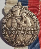 ODZNAKA STRZELECKA - LUDOWA REPUBLIKA SŁOWENII - ZA DOBRE STRZELANIE