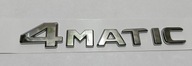 EMBLEMAT ZNACZEK 4matic mercedes chrom płaskie