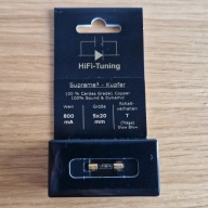 Bezpiecznik zwłoczny audio T 800mA - HiFi Tuning Supreme3 Kupfer