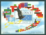 PTAKI. FLAGI. MIKRONEZJA. Mi Bl. A**1991r.