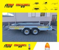 PRZYCZEPA WARK DO KOPARKI MINIKOPARKI Z NAJAZDAMI STALOWYMI 3500KG